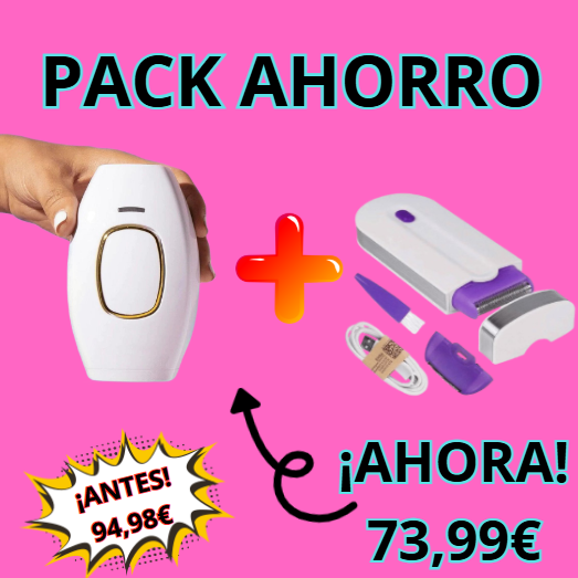 PACKS Depiladora laser IPL