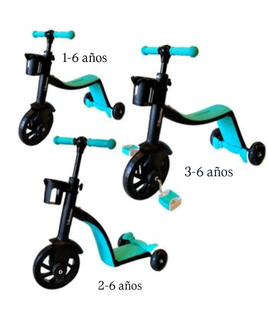 Patín Scooter 3 en 1